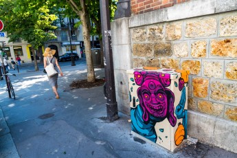 Rétrograffitism - Rue de l'Ermitage 20è - Juin 2019