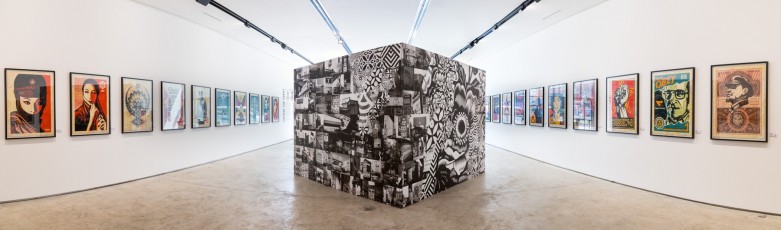 "Facing the giant" exposition de Shepard Fairey à la galerie Itinerrance du 22 juin 2019 au 20 juillet 2019
