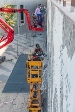 Vhils - Immeuble Skylight - La Défense (Puteaux - 92) - Work in progress - Septembre 2019