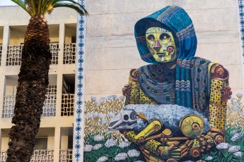 Pixel Pancho - Avenue Moulay Ismail - Jidar Festival - Rabat (Maroc)