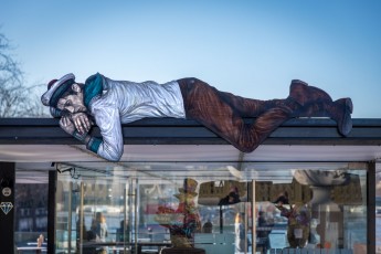 Fluctuart - Avec les installations de Rero et de Levalet - Quai d'Orsay 07è - Février 2020