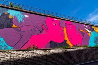 Rétro graffitism - Rêver son horizon -  Parc du Pont de Flandre 19è - Mai 2020
