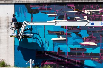 Zoer - Work in progress - Rêver son horizon - Parc du Pont de Flandre 19è - Mai 2020