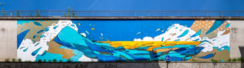 Shupa - Rêver son horizon - Parc du Pont de Flandre 19è - Mai 2020