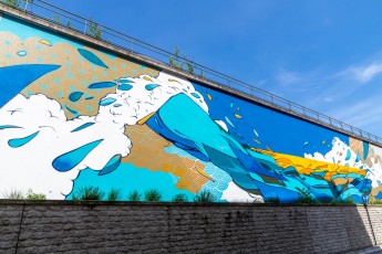 Shupa - Rêver son horizon - Parc du Pont de Flandre 19è - Mai 2020