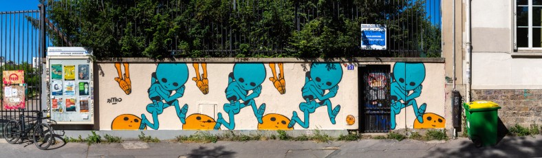 Rétrograffitism - Boulevard de Ménilmontant 11è - Juin 2020