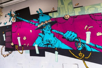 Rétro graffitism - Rue de Belleville 20è - Janvier 2018