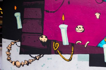 Rétro graffitism - Rue de Belleville 20è - Janvier 2018