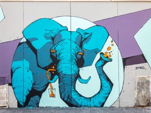 Rétrograffitism - Rue de Belleville 20è - Mai 2018