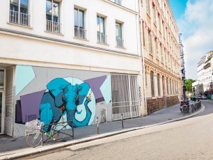 Rétrograffitism - Rue de Belleville 20è - Mai 2018