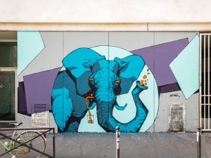 Rétrograffitism - Rue de Belleville 20è - Mai 2018