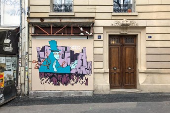 Rétro Graffitism - Rue du Jourdain 20è - Avril 2014