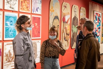 "Sang 9" exposition du collectif 9è Concept à Fluctuart du 4 septembre au 1er novembre 2020