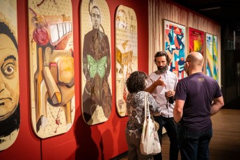 "Sang 9" exposition du collectif 9è Concept à Fluctuart du 4 septembre au 1er novembre 2020