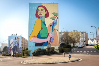 Aryz - Projet #1096 - Quartier Bernard de Jussieu - Versailles - Mars 2021