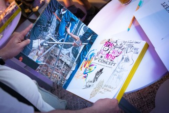 Scratch paper - Le 9è Concept à Fluctuart. Dédicace et mapping le 9 juin 2021.