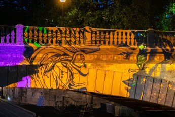 Scratch paper - Le 9è Concept à Fluctuart. Dédicace et mapping le 9 juin 2021.