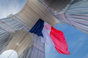 L'Arc de Triomphe Wrapped par Christo & Jeanne-Claude, du 14 septembre au 3 octobre 2021