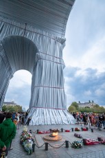 L'Arc de Triomphe Wrapped par Christo & Jeanne-Claude, du 14 septembre au 3 octobre 2021