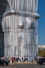 L'Arc de Triomphe Wrapped par Christo & Jeanne-Claude, du 14 septembre au 3 octobre 2021