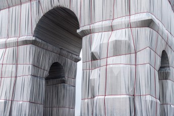 L'Arc de Triomphe Wrapped par Christo & Jeanne-Claude, du 14 septembre au 3 octobre 2021