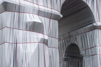 L'Arc de Triomphe Wrapped par Christo & Jeanne-Claude, du 14 septembre au 3 octobre 2021