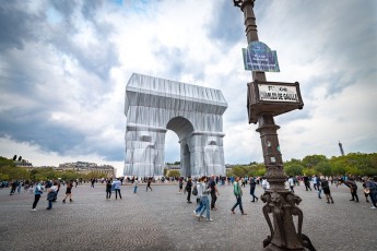 L'Arc de Triomphe Wrapped par Christo & Jeanne-Claude, du 14 septembre au 3 octobre 2021