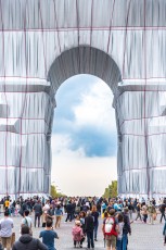 L'Arc de Triomphe Wrapped par Christo & Jeanne-Claude, du 14 septembre au 3 octobre 2021