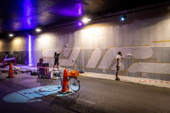 Ërell - Work in progress - Tunnel des Tuileries - l’art urbain en bord de Seine - Juillet 2022