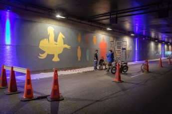 Bault - Work in progress - Tunnel des Tuileries - l’art urbain en bord de Seine - Juillet 2022