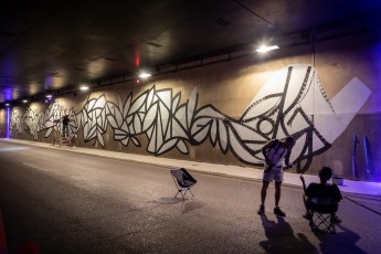 Sifat - Work in progress - Tunnel des Tuileries - l’art urbain en bord de Seine - Juillet 2022