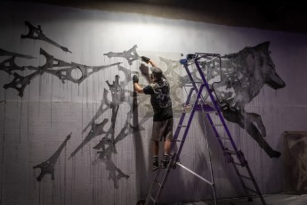 Jussi TwoSeven - Work in progress - Tunnel des Tuileries - l’art urbain en bord de Seine - Juillet 2022