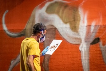 Andrea Ravo Mattoni - Work in progress - Tunnel des Tuileries - l’art urbain en bord de Seine - Juillet 2022