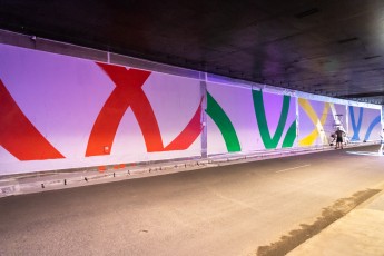 Romain Froquet - Work in progress - Tunnel des Tuileries - l’art urbain en bord de Seine - Juillet 2022