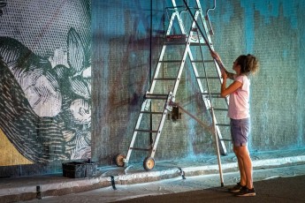 Madame - Work in progress - Tunnel des Tuileries - l’art urbain en bord de Seine - Juillet 2022