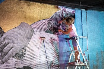 Madame - Work in progress - Tunnel des Tuileries - l’art urbain en bord de Seine - Juillet 2022