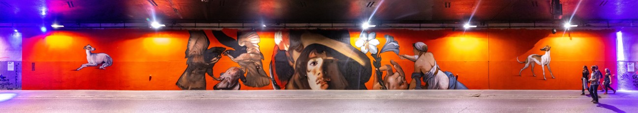 Andrea Ravo Mattoni - Tunnel des Tuileries - l’art urbain en bord de Seine - Août 2022