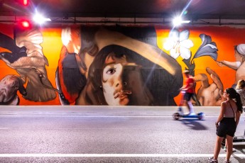 Andrea Ravo Mattoni - Tunnel des Tuileries - l’art urbain en bord de Seine - Août 2022