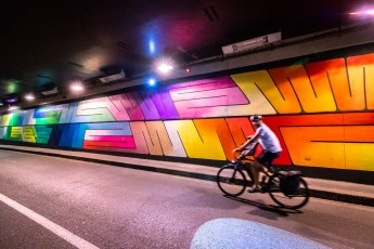 Hydrane - Tunnel des Tuileries - l’art urbain en bord de Seine - Août 2022