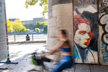 Emmanuel Tissandier - Tunnel des Tuileries - l’art urbain en bord de Seine - Octobre 2022