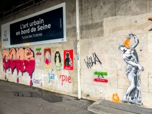 Falco - Tunnel des Tuileries - l’art urbain en bord de Seine - Octobre 2022