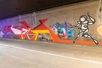 Lek - Henry Hang - Psy - Tunnel des Tuileries - l’art urbain en bord de Seine - Octobre 2022