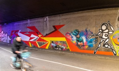 Lek - Henry Hang - Psy - Tunnel des Tuileries - l’art urbain en bord de Seine - Janvier 2023