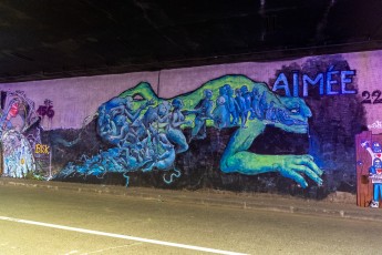 Aimée - Tunnel des Tuileries - l’art urbain en bord de Seine - Octobre 2022