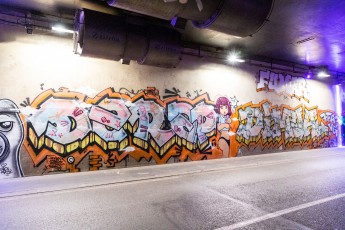 Tunnel des Tuileries - l’art urbain en bord de Seine - Octobre 2022