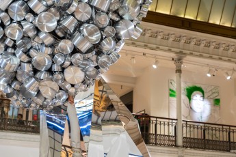 "Sangam" exposition de Subodh Gupta pour Le Bon Marché du 9 janvier au 19 février 2023