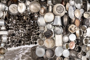 "Sangam" exposition de Subodh Gupta pour Le Bon Marché du 9 janvier au 19 février 2023