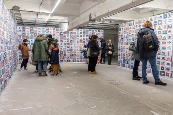 "Invader Space Station" exposition de Invader du 17 février au 5 mai 2024 dans les anciens locaux de Libération au 11 rue Béranger - Paris 3è