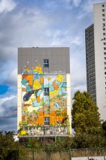 Mr Poes et Jo Ber - L'épopée de Gilgamesh - La création d'Enkidu - Rue Jules Michelet - Colombes (92)