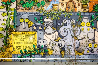 Mr Poes et Jo Ber - L'épopée de Gilgamesh - La création d'Enkidu - Rue Jules Michelet - Colombes (92)